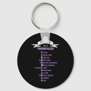 Fibromyalgia Spoonie & Fibro Awareness This Is Key Ring