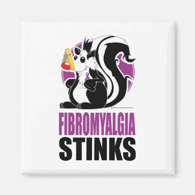 Fibromyalgia Stinks Magnet (Front)