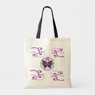 Fibromyalgia Swirls Awareness Tote Bag