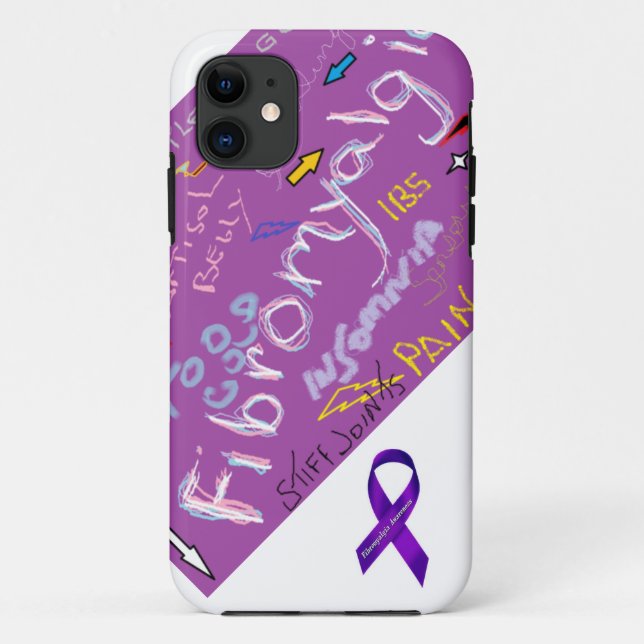 Fibromyalgia Symptoms Case-Mate iPhone Case (Back)