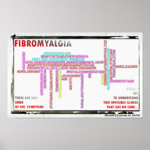Fibromyalgia Symptoms poster
