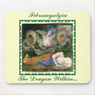 Fibromyalgia, The Dragon Within... Mouse Pad