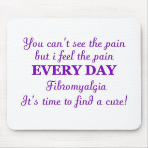 Fibromyalgia - time for a cure mouse pad