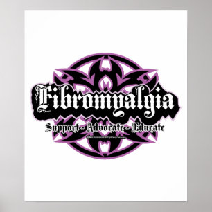 Fibromyalgia Tribal Poster