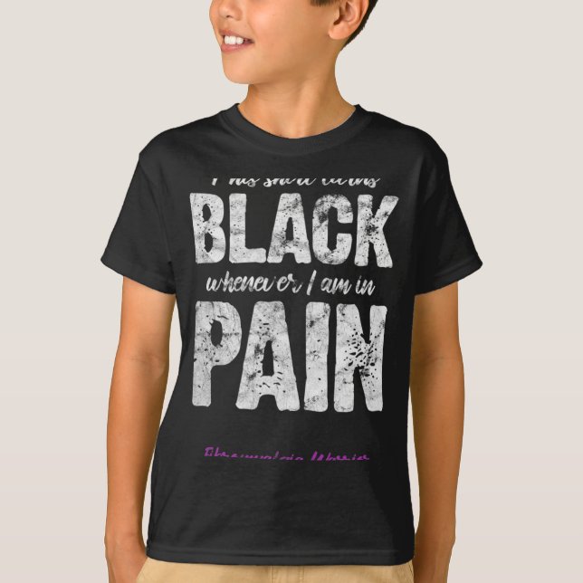 Fibromyalgia Warrior Chronic Pain Fibro Awareness  T-Shirt (Front)