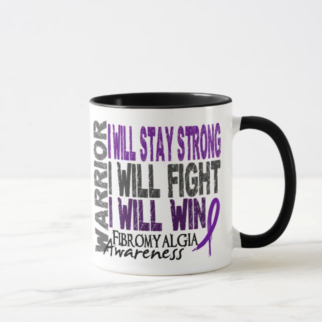 Fibromyalgia Warrior Mug (Right)