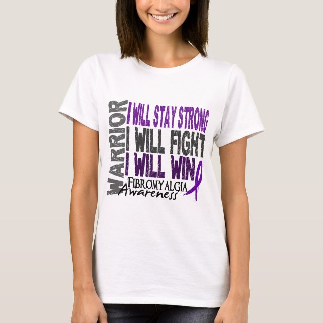 Fibromyalgia Warrior T-Shirt (Front)
