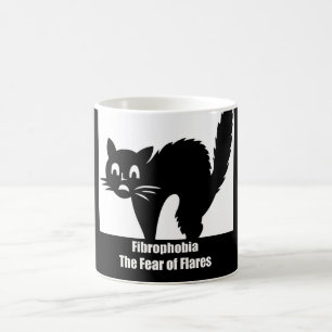 Fibrophobia Fear of Flares Coffee Mug