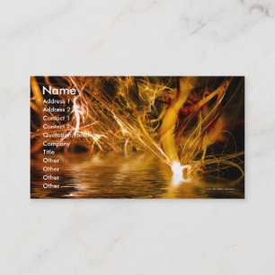 Fibrous Fantasy Business Card Template