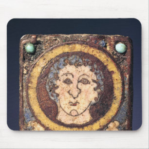 Fibula with the face of a young man mouse pad