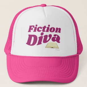 Fiction Diva Sassy Author Design Writer Slogan Trucker Hat