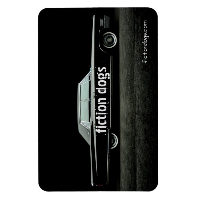 fiction dogs magnet (Vertical)