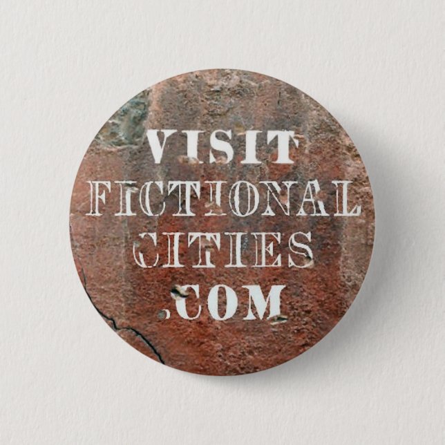Fictional Cities wall badge (Front)