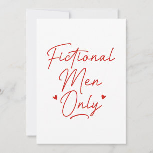 Fictional Men Only Holiday Card