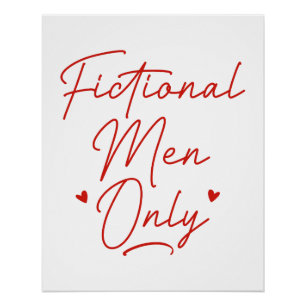 Fictional Men Only Poster