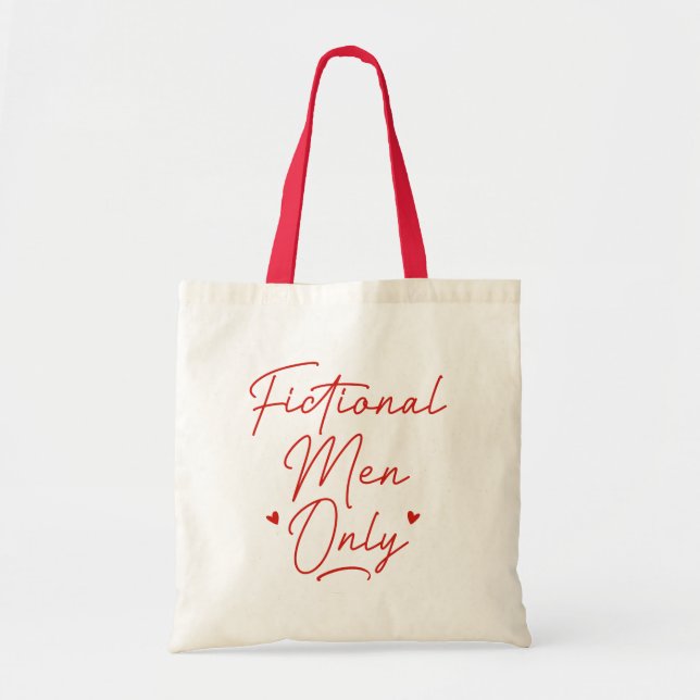 Fictional Men Only Tote Bag (Front)