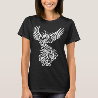 Fictional Phoenix Creature In Flight Artistic Illu T-Shirt