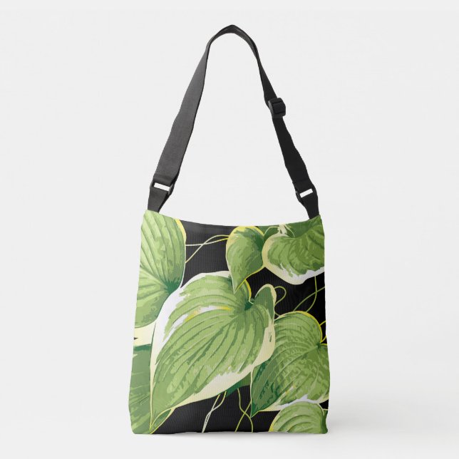Ficus Plant 3 Crossbody Bag (Front)