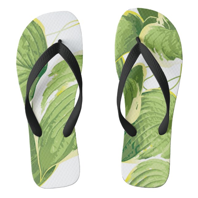 Ficus Plant Thongs (Footbed)