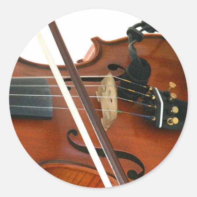 Fiddle Classic Round Sticker (Front)