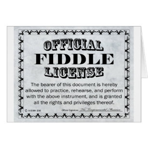Fiddle License