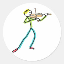 Fiddle Playing Stickman