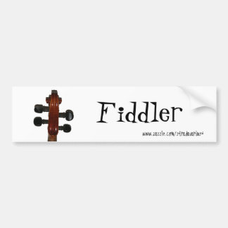 Fiddle Scroll Bumper Sticker