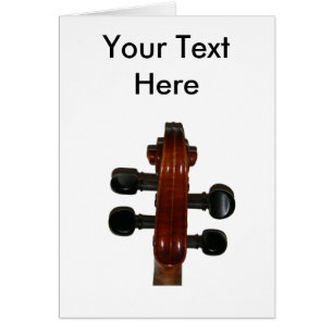 Fiddle Scroll Card