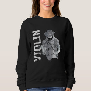 Fiddle viola violin music musical instrument strin sweatshirt