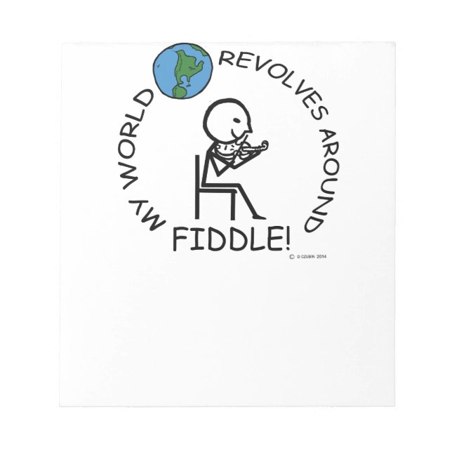 Fiddle - World Revolves Around Notepad (Front)