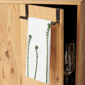 Fiddlehead Ferns Tea Towel
