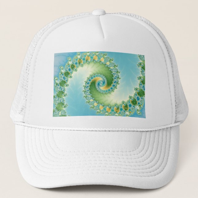 Fiddlehead - Fractal art Trucker Hat (Front)