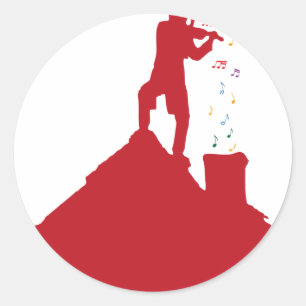 Fiddler  classic round sticker