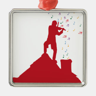Fiddler  metal tree decoration