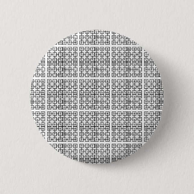 Fidel 6 Cm Round Badge (Front)