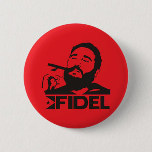 Fidel Castro 6 Cm Round Badge