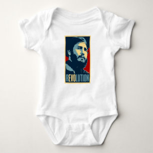 Fidel Castro - Cuban Revolution President of Cuba Baby Bodysuit
