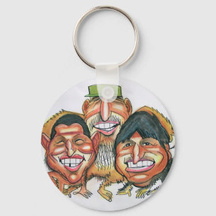 fidel castro,hugo chavez, evo morales key ring