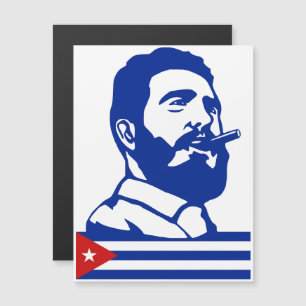 Fidel Castro, Presidente, Revolution, Cuba, Havana Magnetic Invitation