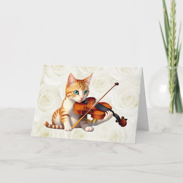 Fidel Kitty Invitation (Front)