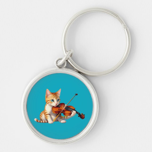 Fidel Kitty Key Ring (Front)