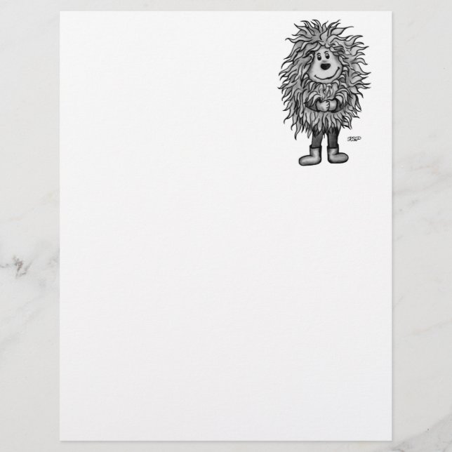Fidel the little Forest Goblin Custom Letterhead (Front)