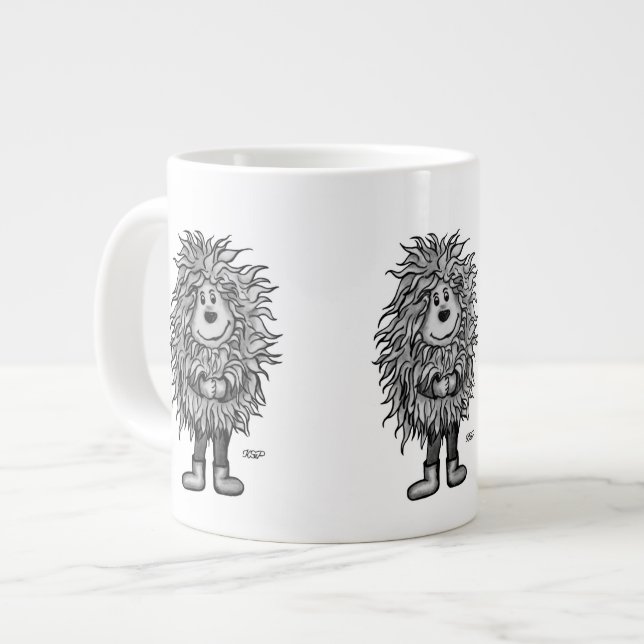Fidel The Little Forest Goblin Large Coffee Mug (Front Left)