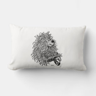 Fidel the little Forest Goblin Lumbar Cushion
