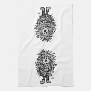 Fidel The Little Forest Goblin Tea Towel