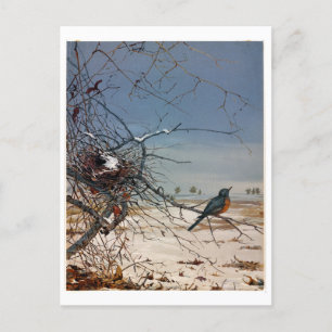 Fidelia Bridges Holiday Postcard