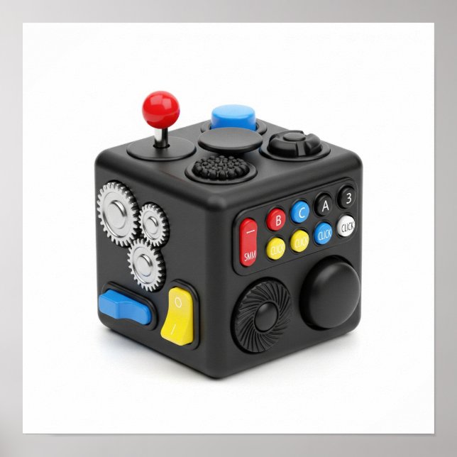 Fidget Cube Stress Toy Poster (Front)