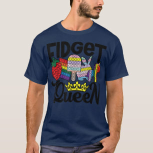 Fidget Queen Pop It for Girls T-Shirt
