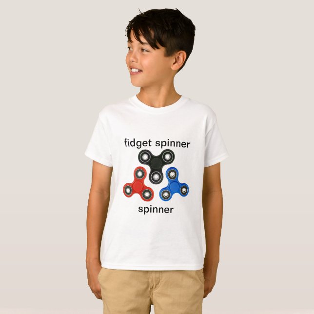 fidget spinner t-shirt (Front Full)