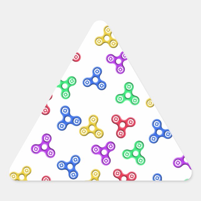 Fidget Spinners Triangle Sticker (Front)
